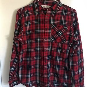 Brand new H&M boys plaid button down (Size 12)